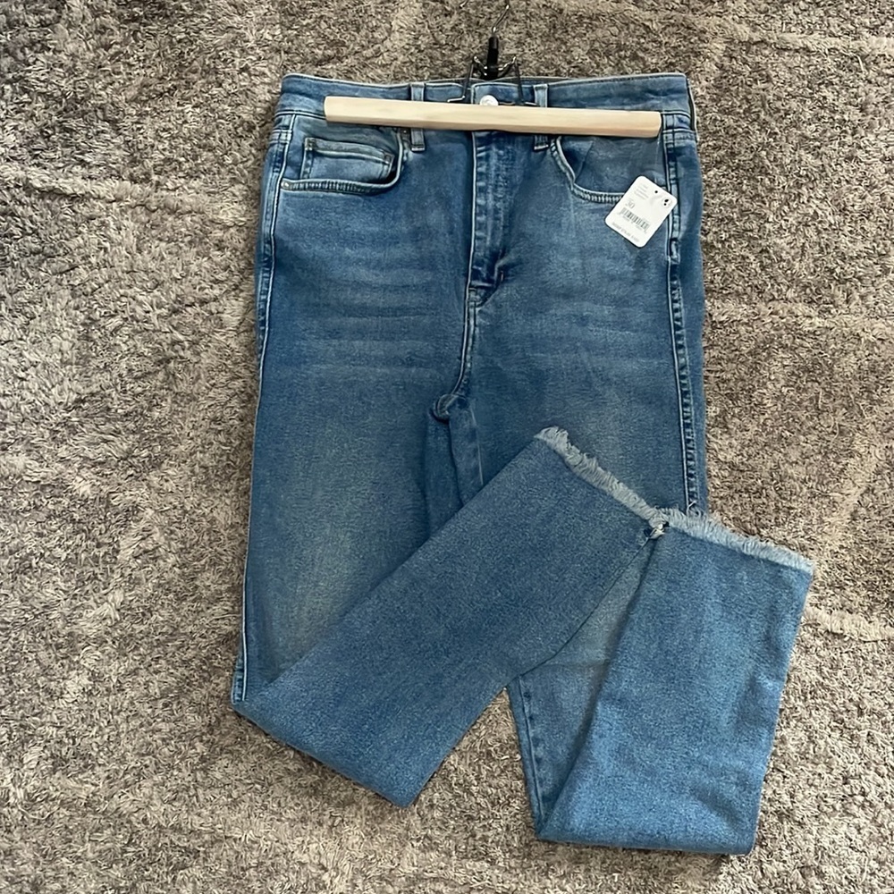 Last chance NWT Free people raw hem high rise jegging size 30 - Picture 4 of 6